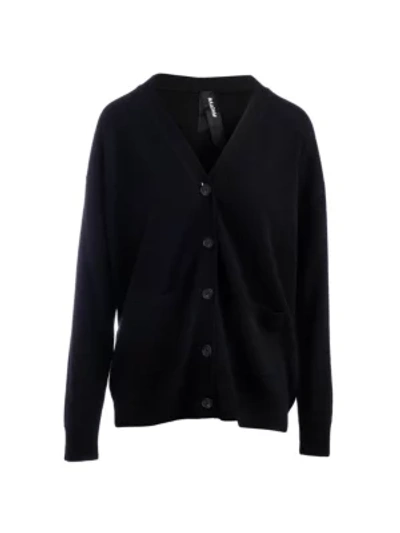 Shop Naadam Boyfriend V-neck Cardigan In Black