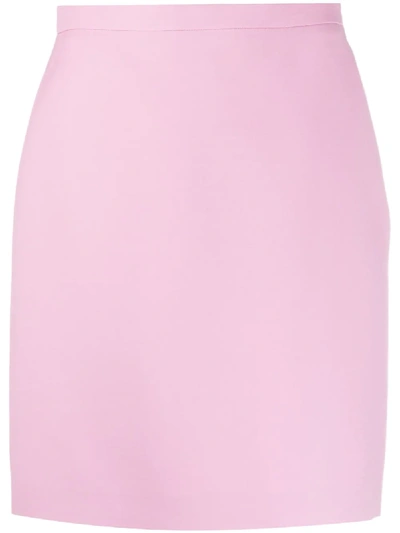 Shop Gucci High-waisted Mini Skirt In Pink