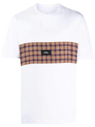 Shop Rassvet Logo-patch Contrast T-shirt In White