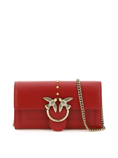 Shop Pinko Love Simply Wallet In Red