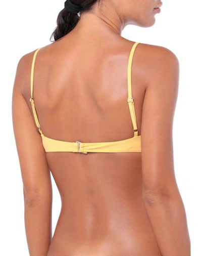 Shop Anemone Bikini Tops In Ocher