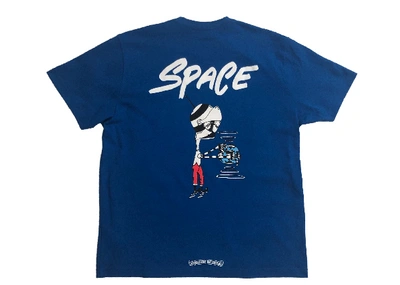 Pre-owned Chrome Hearts  Matty Boy Space T-shirt Blue