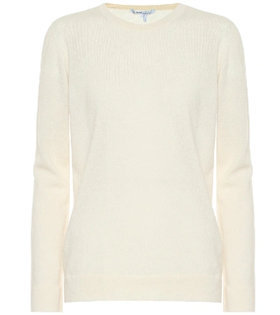 Shop Agnona Cashmere Sweater In White