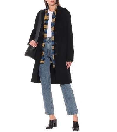 Shop Acne Studios Wool Coat In Black