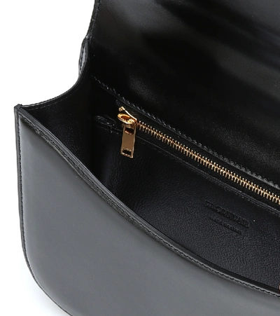 Shop Jil Sander Leather Clutch In Black