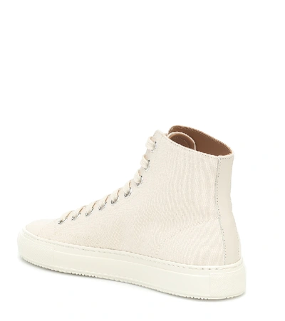 Shop Common Projects Tournament High Sneakers In Beige