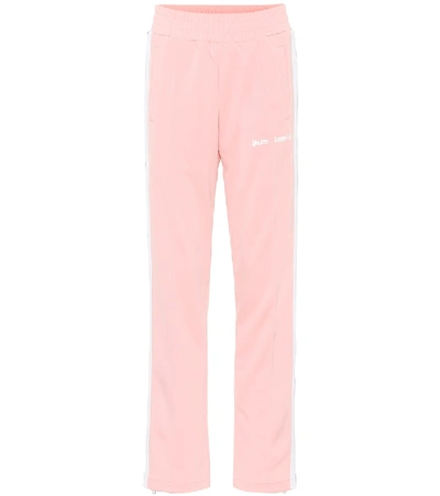 Shop Palm Angels Logo Trackpants In Pink