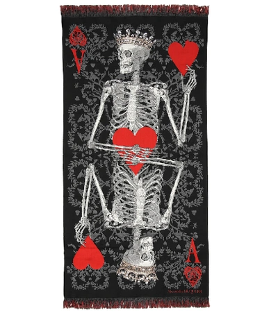 Queen of Hearts提花围巾