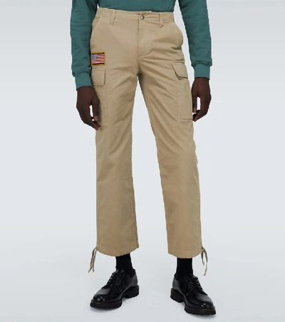 Shop Phipps Cotton Hunting Cargo Pants In Beige