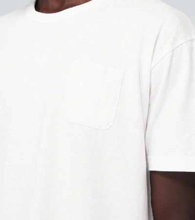 Shop Visvim Jumbo Cotton T-shirt In White