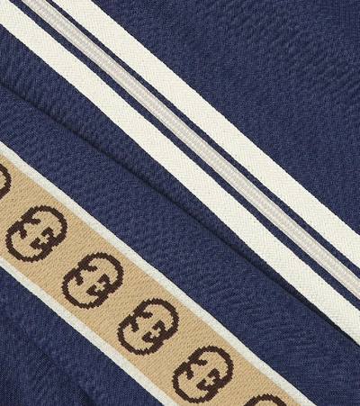 GG棉质混纺运动夹克