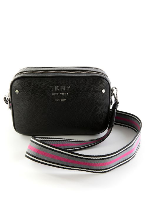 dkny camera bag black