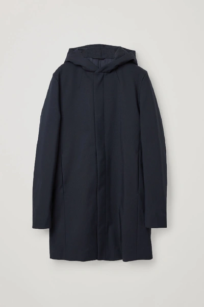 Shop Cos Padded Parka In Blue