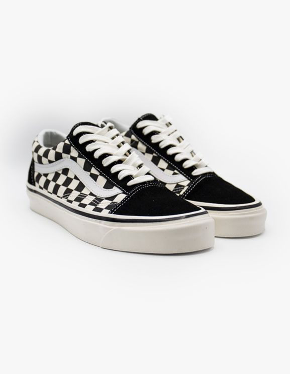 Vans Old Skool Platform Sneakers In Checkerboard-black | ModeSens
