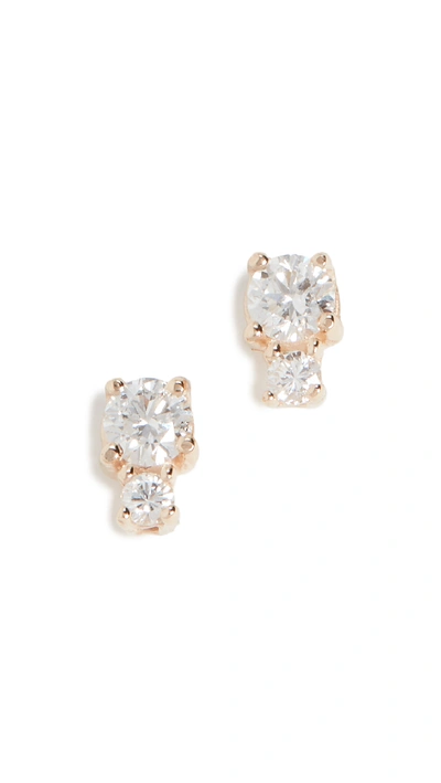 Shop Ariel Gordon Jewelry 14k Diamond Spotlight Studs In Gold