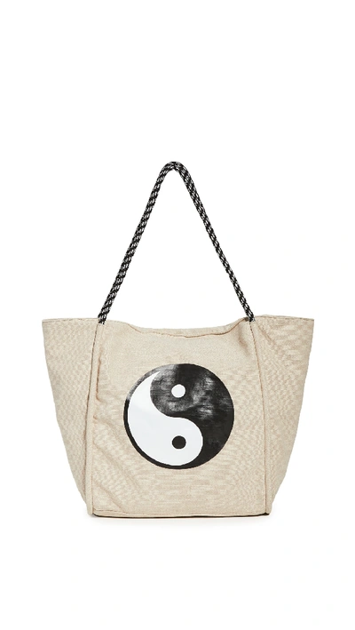 Shop Rebecca Minkoff Yin Yang Soft Tote In Natural