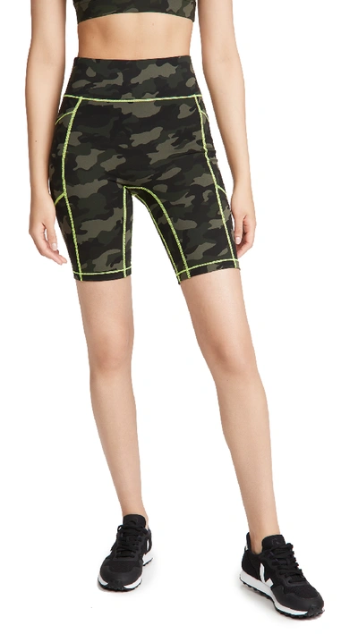 Shop All Access Center Stage Bike Shorts In Olive Camo