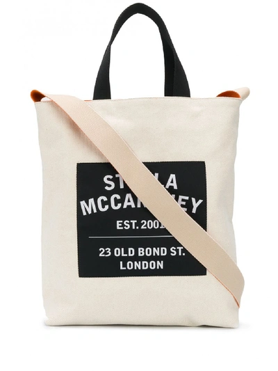 Shop Stella Mccartney Salt & Pepper Shopping Bag