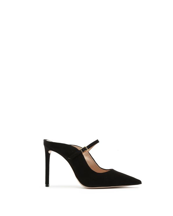 black suede mary jane shoes