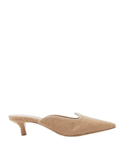 Shop Le Monde Beryl Mules And Clogs In Camel