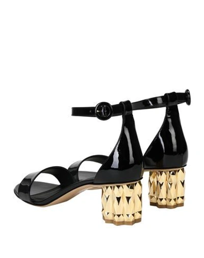 Shop Ferragamo Sandals In Black