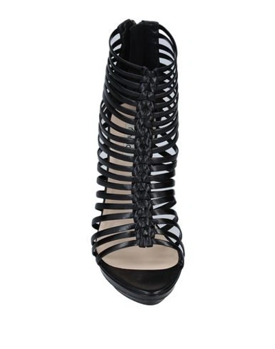 Shop Ninalilou Sandals In Black