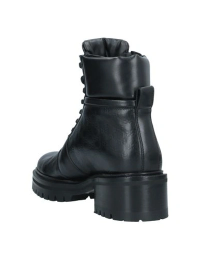 Shop Balmain Ankle Boots In Black