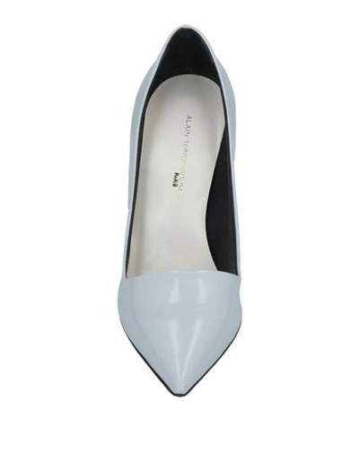 Shop Alain Tondowski Pumps In Light Grey