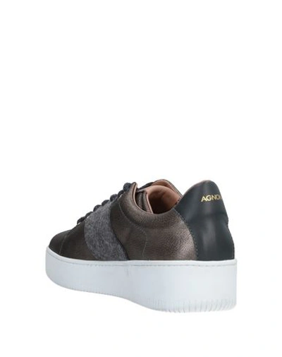 Shop Agnona Sneakers In Bronze