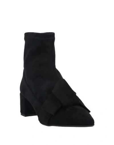 Shop Anna F. Ankle Boots In Black