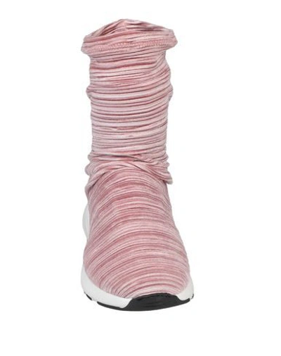 Shop Casadei Woman Sneakers Pastel Pink Size 9 Textile Fibers