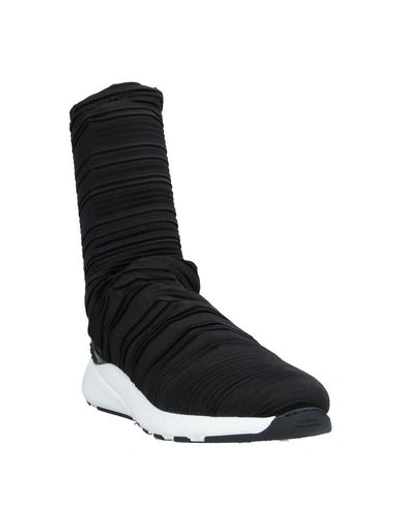 Shop Casadei Woman Sneakers Black Size 6.5 Textile Fibers