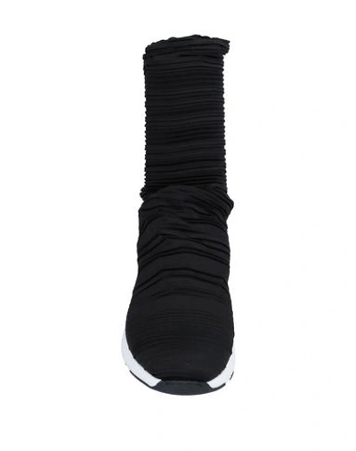 Shop Casadei Woman Sneakers Black Size 6.5 Textile Fibers