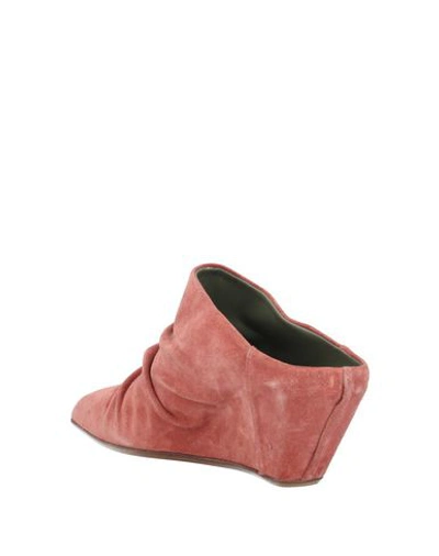 Shop Rick Owens Mules In Pale Pink