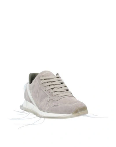 Shop Rick Owens Sneakers In Grey