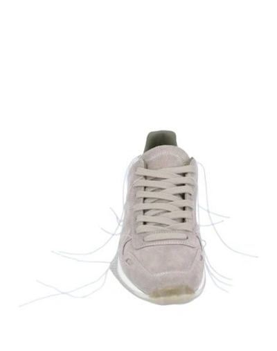 Shop Rick Owens Sneakers In Grey