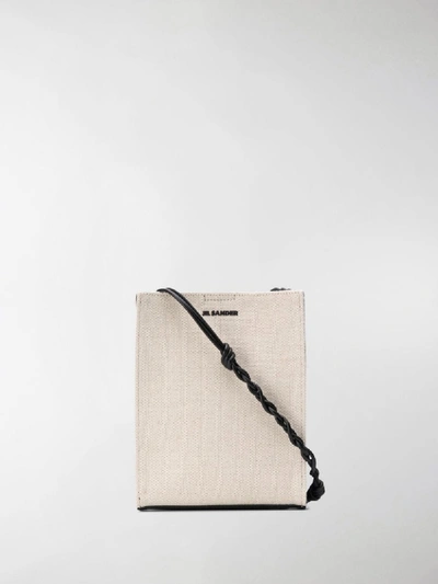 Shop Jil Sander Tangle Crossbody Bag In Neutrals