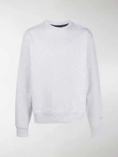 Shop Adidas Originals By Pharrell Williams Cotton Sweatshirt In Grey