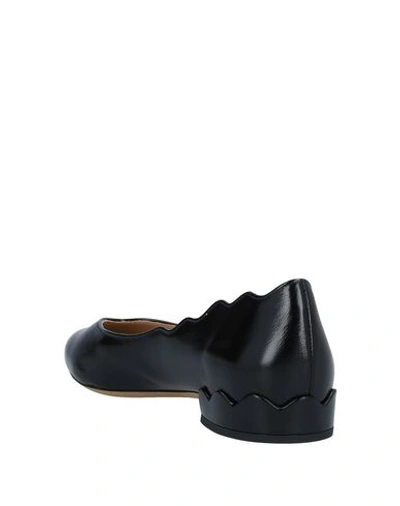 Shop Chloé Woman Ballet Flats Black Size 5.5 Soft Leather