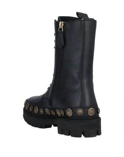 Moschino Ankle Boots In Black