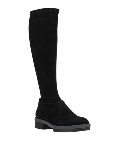 Shop Clergerie Woman Knee Boots Black Size 7 Soft Leather