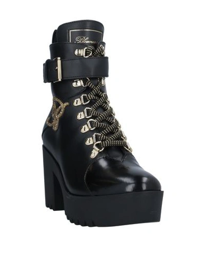 Shop Blumarine Ankle Boots In Black