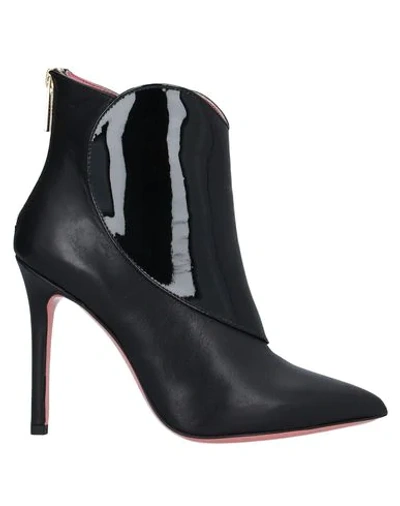 Shop Blumarine Ankle Boots In Black