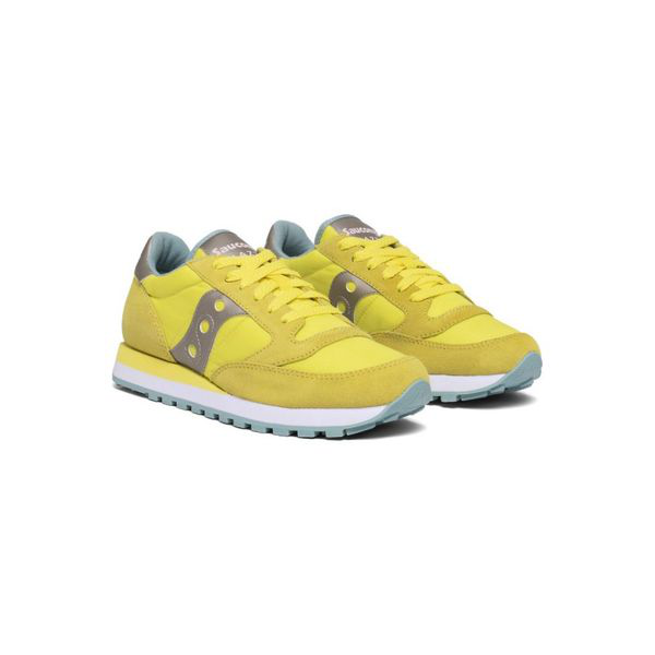 saucony jazz grey yellow