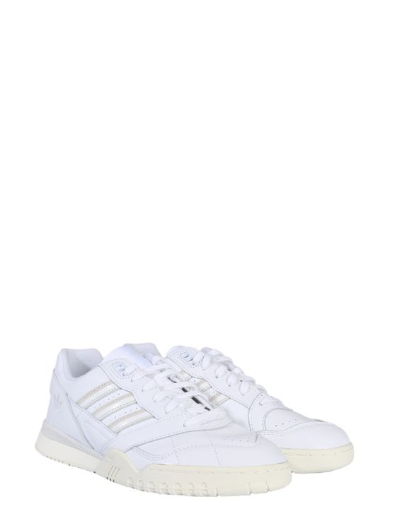 adidas white chunky leather low top sneakers