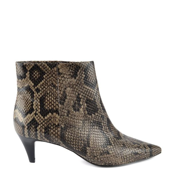 taupe ankle boots low heel