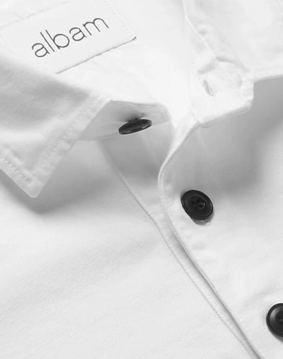 Shop Albam Polo Shirts In White