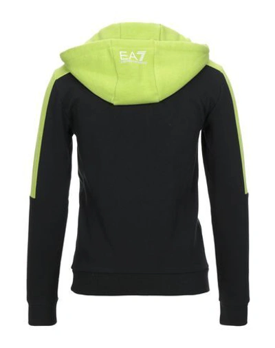 Ea7 Sweatshirts In Black