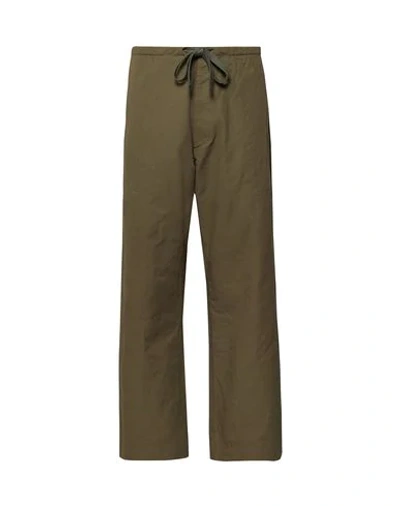Shop Chimala Man Pants Military Green Size M Cotton, Linen