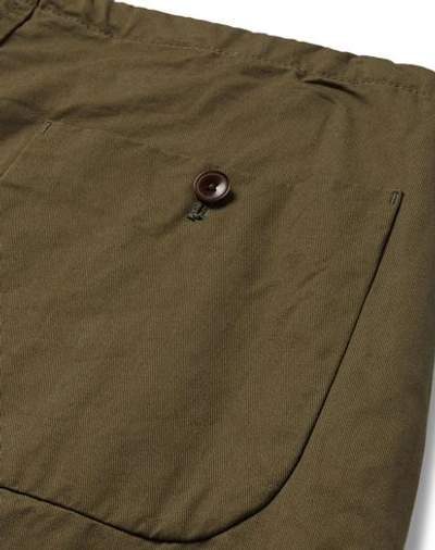 Shop Chimala Man Pants Military Green Size M Cotton, Linen